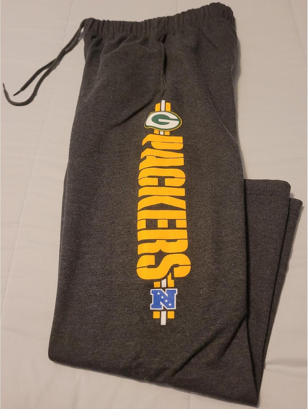 B-30 Men's Green Bay Packers NFL Team Apparel Size M Sweatpants